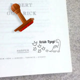 Book Stamp - Dino Trails