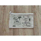 DIY Colouring Little Dinosaur Kingdom Pouch