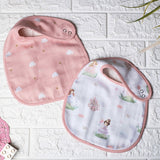 Organic Bibs (Set of 2)- Princess