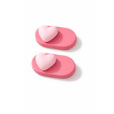 Clay heart - Dark Pink