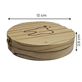 Wooden Tooth Saver Box For Lost Teeth Collection