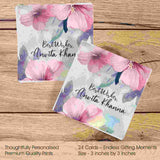 Gift Tags Square - Lavender Bloom