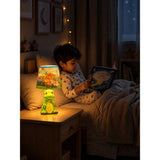 Green ceramic Dino Table side Bed Table Lamp, Kids Room Decor