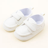 Velcro White Loafers