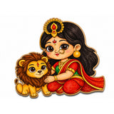 DIY Colouring Wooden Goddess Durga Activity Kit