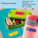 Waterproof Name Labels - Dino Trails