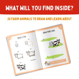Step by Step Drawing books (Cute Farm Animals)
