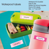 Waterproof Name Labels - Pretty in Pink