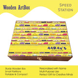 Personalised Wooden Artbox - Speed Station