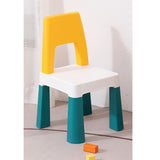 OPlus Learning Chair for Kids - Yellow, White and Blue
