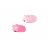 Pink and light pink cherry blossom hair clips