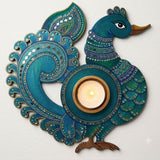 Make your own wooden Festive Peacock Tea Light