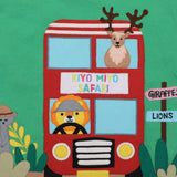 Green Safari tour bus T-shirt