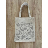 DIY Colouring Little Mermaid Tote Bag