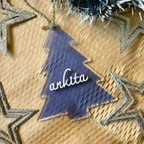 Blue Tree Ornament