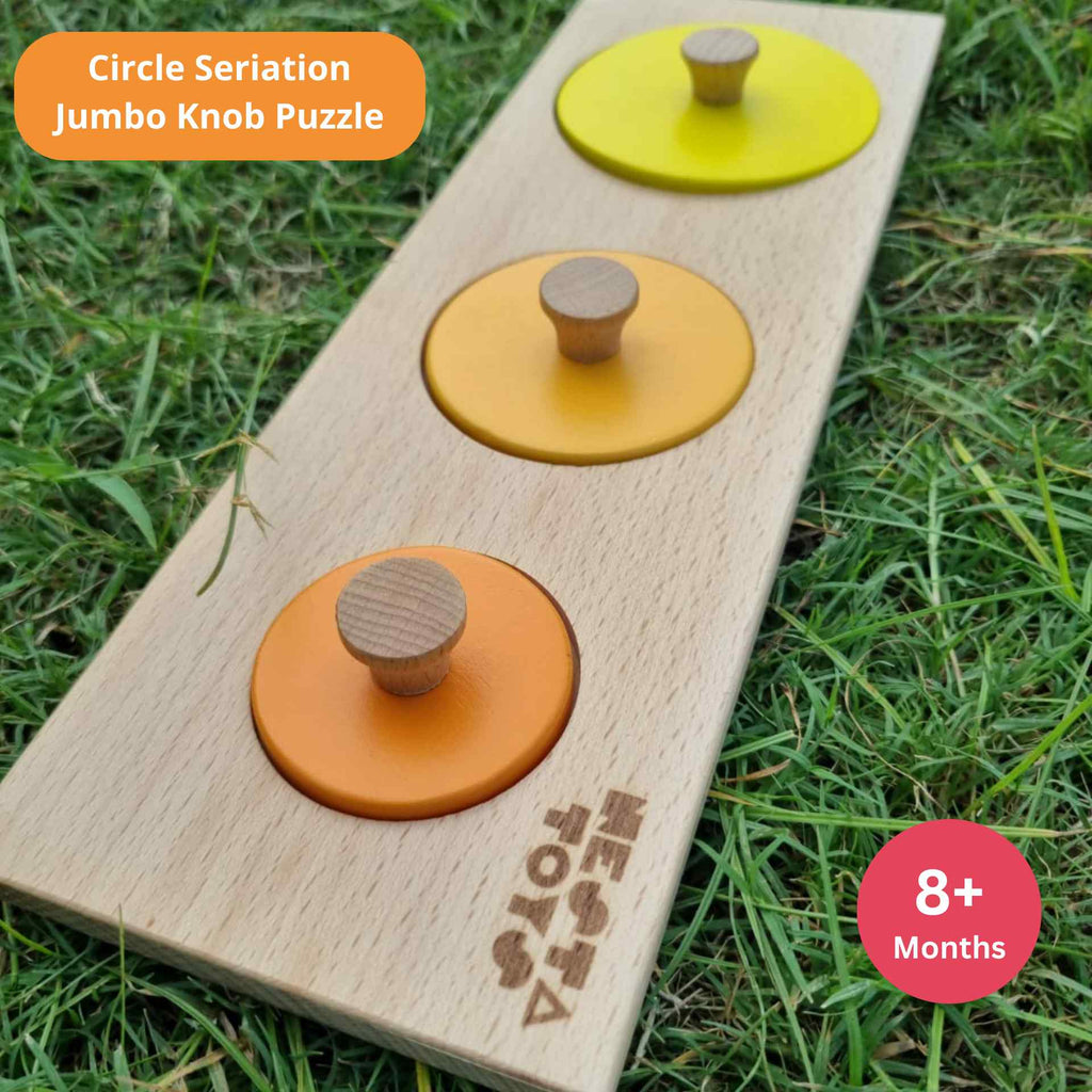 Montessori Early Math Puzzle Combo - Shapes & Circle Seriation