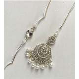 Chandni Kundan Rakhi and Lumba Set