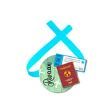 Double layered Rakhi - Passport