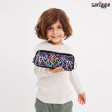 Smiggle I Heart Smiggle Oblong Pencil Case Black