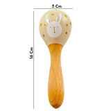 Wooden Forest Maracas Pack of 1 for Kids - Beige