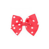 Pink Polka Dot Hair clips