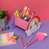 Rectangle Pen Stand - Unicorn