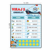 Daily Reward Chart Personalised - Sailor