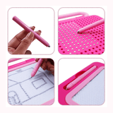 Scoo Fun (Pink) 2-in-1 Board Magical Slate and Magnetic Board Writing & Magnetic Play