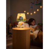 Blue Ceramic Elephant side Bed Table Lamp, Kids Room Decor