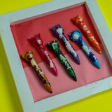 Animal Stick Crayons - Marbled Set of 6 / 12