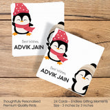 Gift Tags Square - Polar Pals