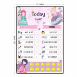 Daily Responsibility Chart - Princess palace