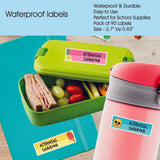 Waterproof Name Labels - Sunny Days
