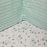 Organic Fitted Cot Sheet- Polar Bear