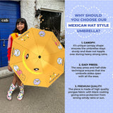 3 Ducklings theme, Unique Mexican Hat Style Kids Umbrella