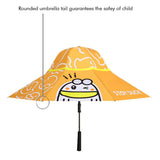 3 Ducklings theme, Unique Mexican Hat Style Kids Umbrella