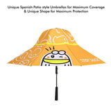 3 Ducklings theme, Unique Mexican Hat Style Kids Umbrella