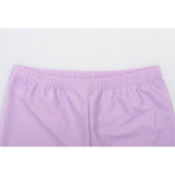 3 pcs Purple ThunderBolt Matching Top,leggings & Jacket style Swimwear set for Pre Teens & Teens