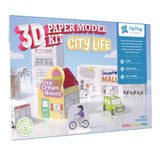 3D Paper Model Kit – City Life