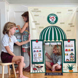 Coffee Shop Doorway Portal Play & Espresso Machine Set