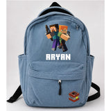 Denim Backpack - Minecraft
