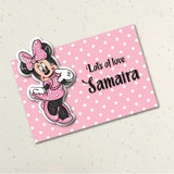 3D Gift Tag - Minnie