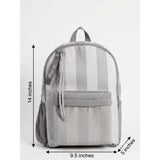 Timeless Stripes Personalized Kids Backpack - Candy Stripe