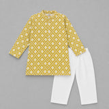 Boys Kurta Set- Amber