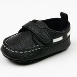Velcro Black Loafers