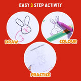 Step by Step Drawing books (Cute Farm Animals)