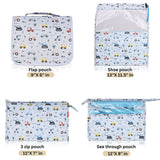 Multi Use Pouch Set - 4 Piece Set - Vehicles