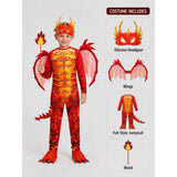 Red Dragon,Kids Halloween Costume Fancy Dress Up