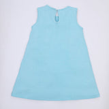 Aqua Abstract design dress