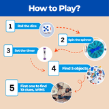 Berrybee I Spy Mat–Detective & Educational Game for Kids 3-7